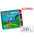 Lapices de colores alpino festival classbox caja de 288 unidades 12 colores surtidos