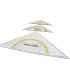 Escuadra liderpapel geometria 16 cm plastico cristal