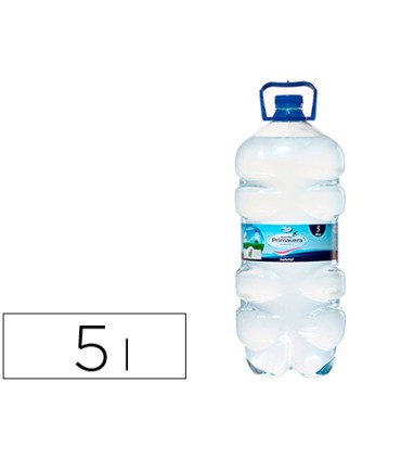 Agua mineral natural fuente primavera garrafa de 5 l