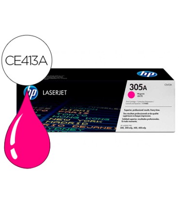 Toner hp 305a laserjet m351 m451 m375 m475 magenta 2600 pag