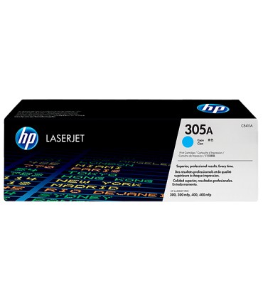 Toner hp 305a laserjet m351 m451 m375 m475 cian 2600 pag