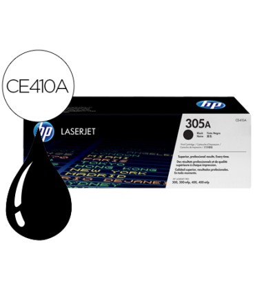 Toner hp 305a laserjet m351 m451 m375 m475 negro 2200 pag