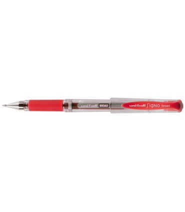 Boligrafo uni ball um 153 signo broad rojo 1 mm tinta gel