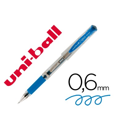 Boligrafo uni ball um 153 signo broad azul 1 mm tinta gel