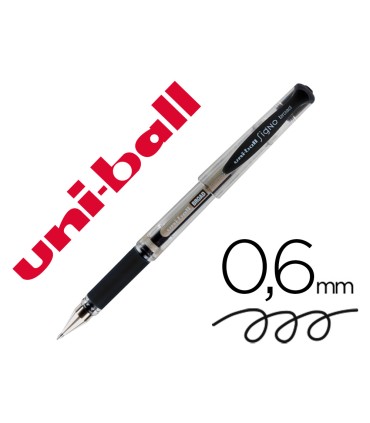 Boligrafo uni ball um 153 signo broad negro 1 mm tinta gel