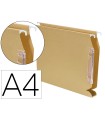 Carpeta colgante fade din a4 visor lateral 250x330x30 mm kraft