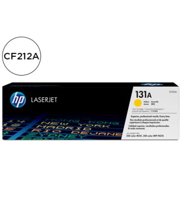 Toner hp 131a laserjet m251 m276 amarillo 1800 pag