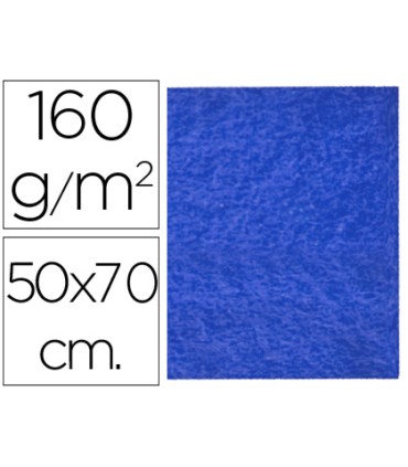 Fieltro liderpapel 50x70cm azul oscuro 160g m2