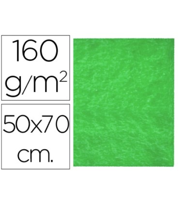 Fieltro liderpapel 50x70cm verde 160g m2