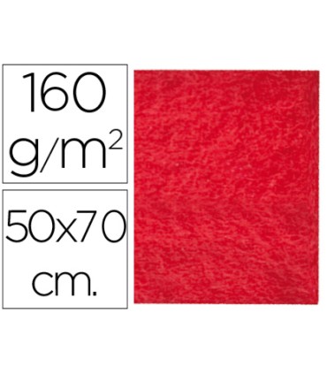 Fieltro liderpapel 50x70cm rojo 160g m2