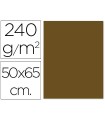 Cartulina liderpapel 50x65 cm 240 g/m2 marron claro escolar