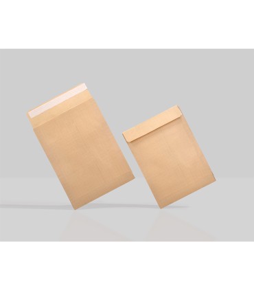 Sobre liderpapel bolsa n 7 kraft din c4 229x324 mm tira de silicona paquete de 25 unidades