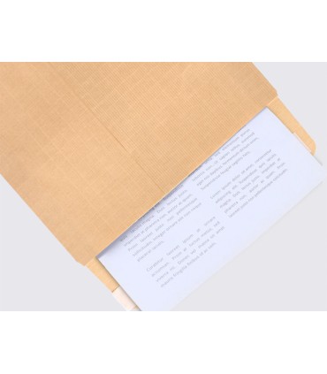 Sobre liderpapel bolsa n 7 kraft din c4 229x324 mm tira de silicona paquete de 25 unidades