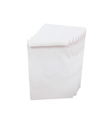 Sobre liderpapel bolsa n 8 blanco din 229x324 mm tira de silicona paquete de 25 unidades