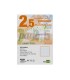 Recambio liderpapel a4 pautaguia 100 hojas 75 g m2 cuadriculado pautado 25 mm con margen 4 taladros