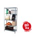 Estanteria metalica ar storage 180x90x40 cm 5 estantes 80 kg por estante color gris