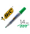 Rotulador bic velleda para pizarra verde punta redonda 1,3 mm