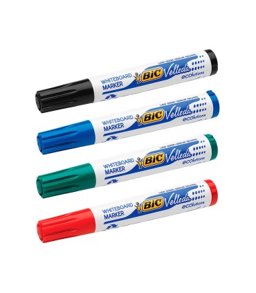 Rotulador bic velleda para pizarra negro punta redonda 13 mm