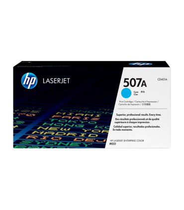 Toner hp 507a laserjet m551 m570 pro 500 cian 6000 pag