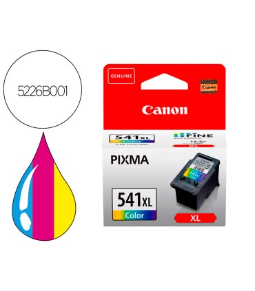 Ink jet canon cl 541xl color pixma mg2150 3150 3250 3550 15 ml alta capacidad