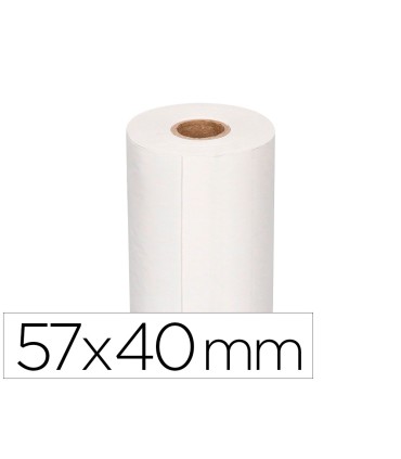 Rollo sumadora q connect termico 57x40x11 mm 58 gr sin bisfenol a