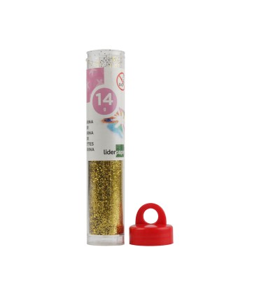 Purpurina liderpapel fantasia color oro bote de 14 gr