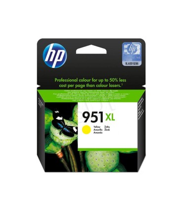 Ink jet hp 951xl amarillo cn048ae capacidad 1500 pag