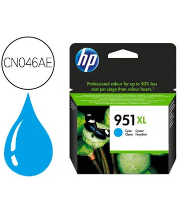 Ink jet hp 951xl cian cn046ae capacidad 1500 pag