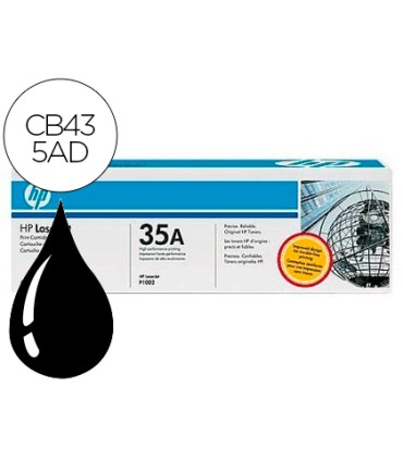 Toner hp laserjet cb435ad negro 1500 pag pack 2