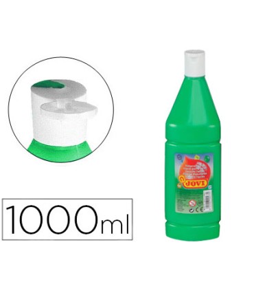 Tempera liquida jovi escolar 1000 ml verde medio