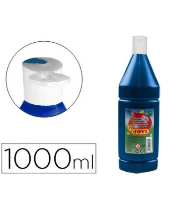 Tempera liquida jovi escolar 1000 ml azul ultramar