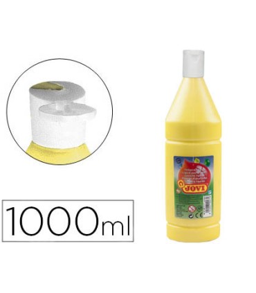 Tempera liquida jovi escolar 1000 ml amarillo claro