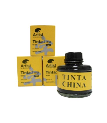 Tinta china artist negra bote 60 ml