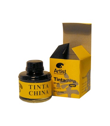 Tinta china artist negra bote 60 ml