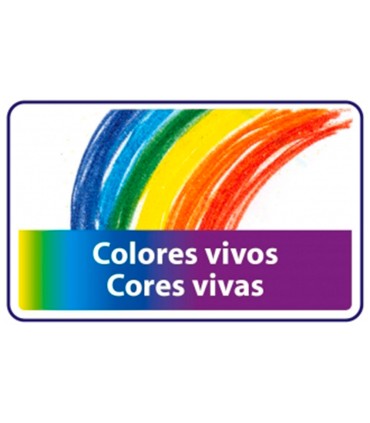 Lapices cera plastidecor caja de 36 colores surtidos