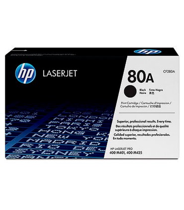 Toner hp laserjet negro cf280a 2700 pag