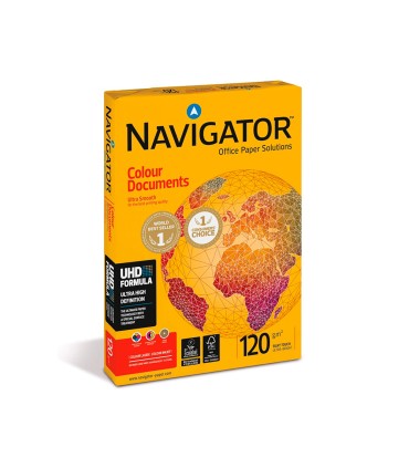 Papel fotocopiadora navigator din a3 120 gramos paquete de 500 hojas