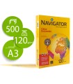 Papel fotocopiadora navigator din a3 120 gramos paquete de 500 hojas