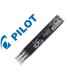 Recambio boligrafo pilot frixion ball negro caja de 3 unidades