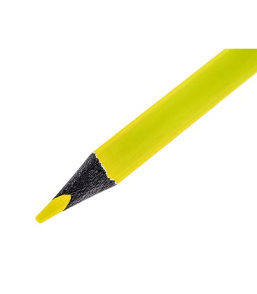 Lapices fluorescente liderpapel jumbo neon amarillo