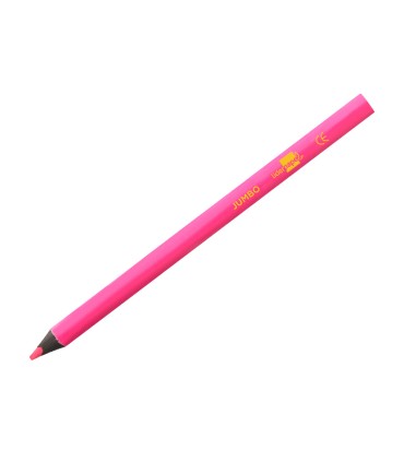 Lapices fluorescente liderpapel jumbo neon rosa