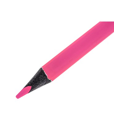 Lapices fluorescente liderpapel jumbo neon rosa