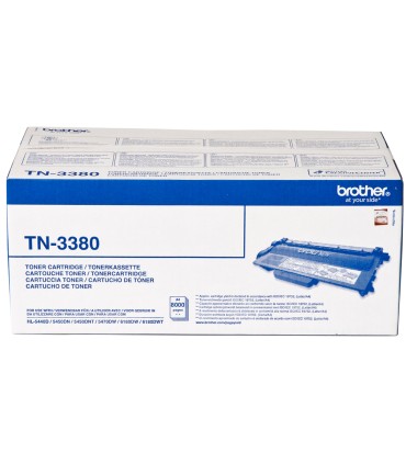 Toner brother tn 3380 para impresoras hl 5440d 5450dn 5470dw 6180dw 8000 pag