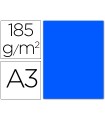 Cartulina guarro din a3 azul mar 185 gr paquete 50 hojas