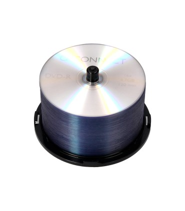 Dvd r q connect capacidad 47gb duracion 120min velocidad 16x bote de 50 unidades