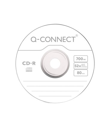 Cd r q connect capacidad 700mb duracion 80min velocidad 52x bote de 50 unidades