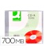 Cd r q connect capacidad 700mb duracion 80min velocidad 52x caja slim