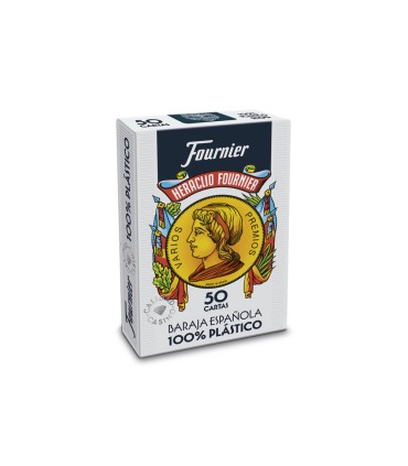 Baraja fournier espanola 100 plastico 50 cartas