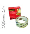 Cinta adhesiva scotch 845 book tape 13,7 mt x 50,8 mm