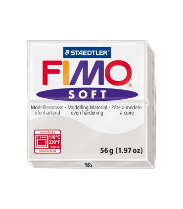 Pasta staedtler fimo soft 57 gr color gris